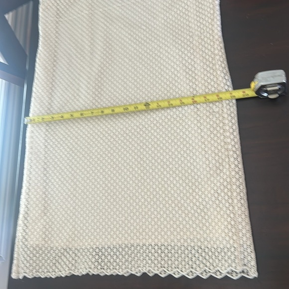 Philosophy Ivory Eyelet Sleeveless Vneck Shift Dress Size 8 - Picture 13 of 16